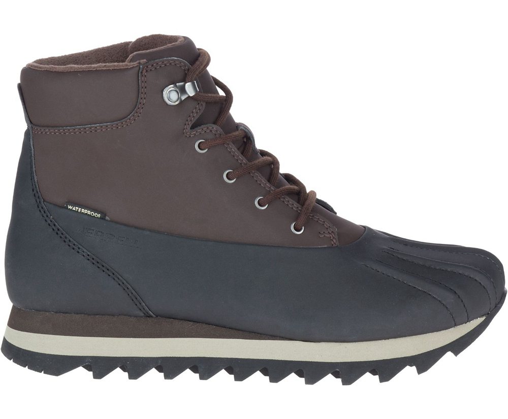 Merrell Støvler Herre - Alpine Brevig Polar Waterproof - Brune/Sort - QWC183420